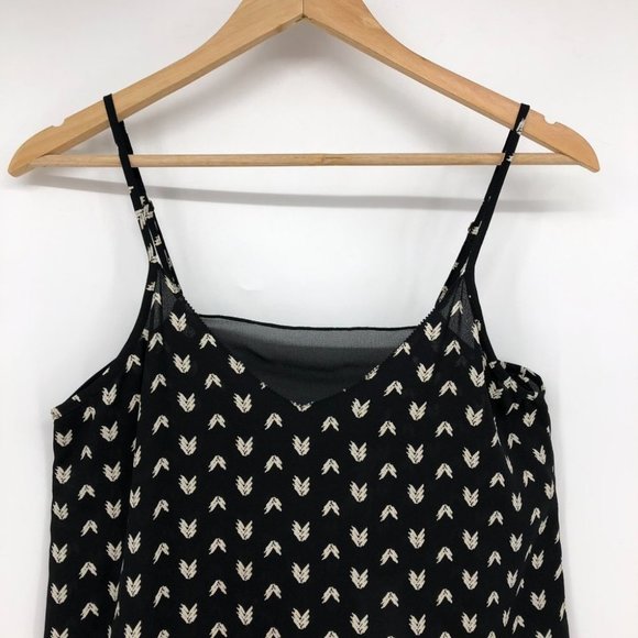 Monk & Lou NWT Black and White Elise Camisole Arrow Pattern Size XS - Picture 7 of 15
